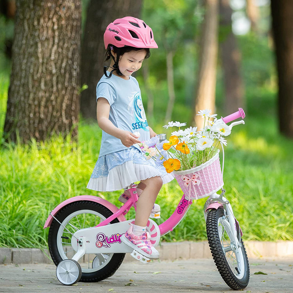 Chipmunk MM Pink Girls' Bicycle - 12"/14"/16"/18" (Ages 3-9)