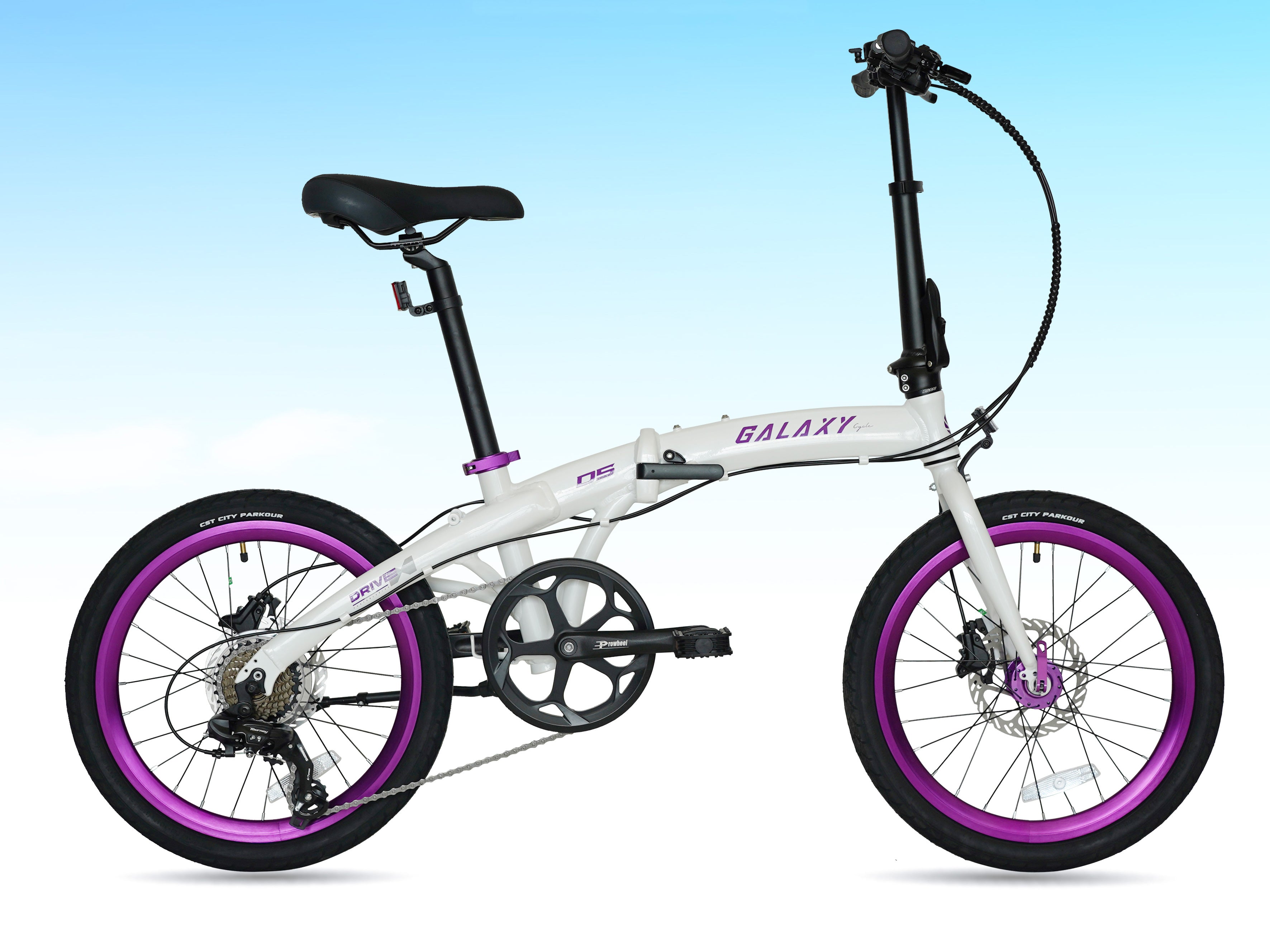 Galaxy Drive D5 20" 鋁架摺車 - Shimano 油壓碟剎