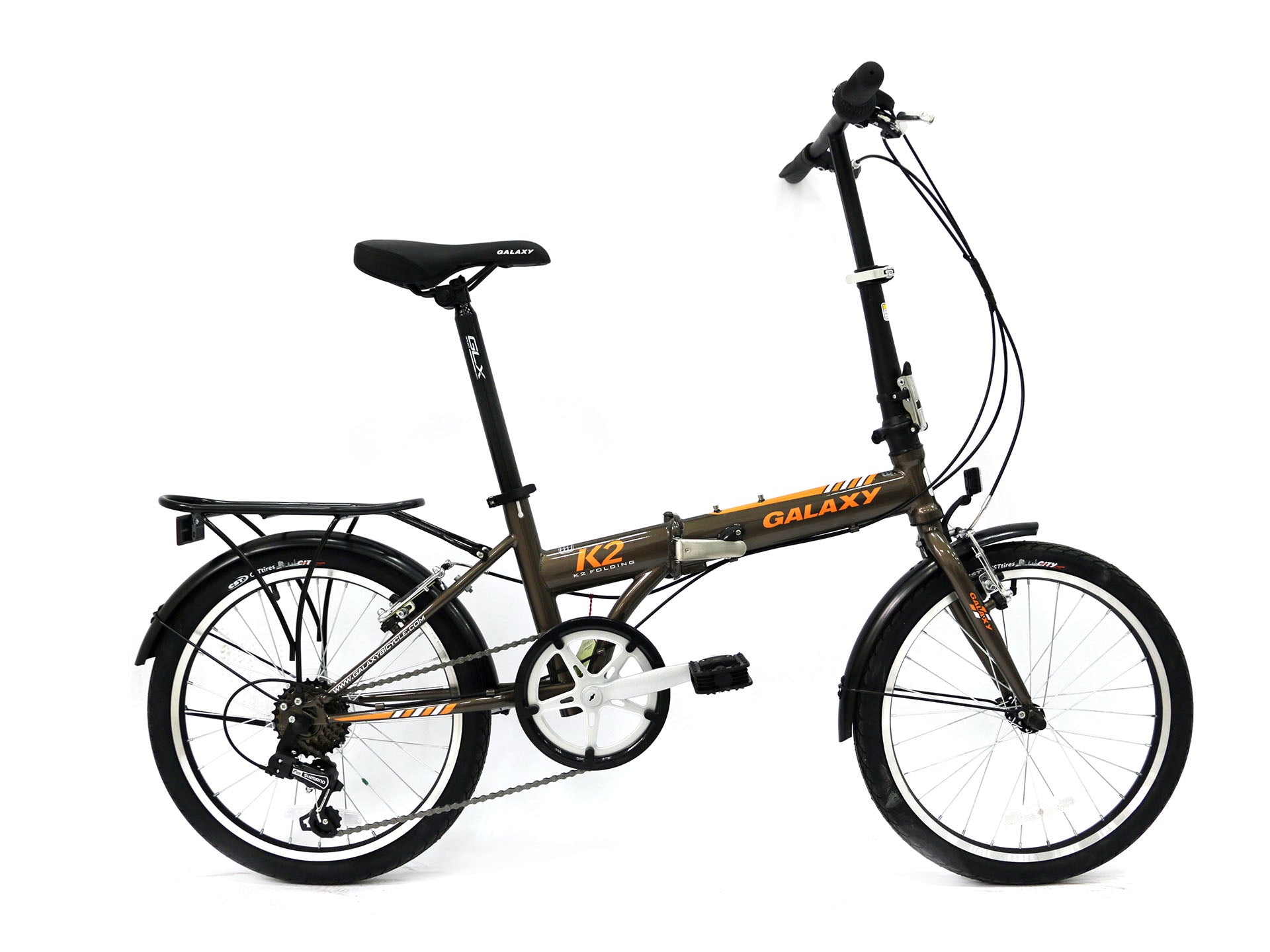 Galaxy K2 20" 6速摺車連沙板尾架