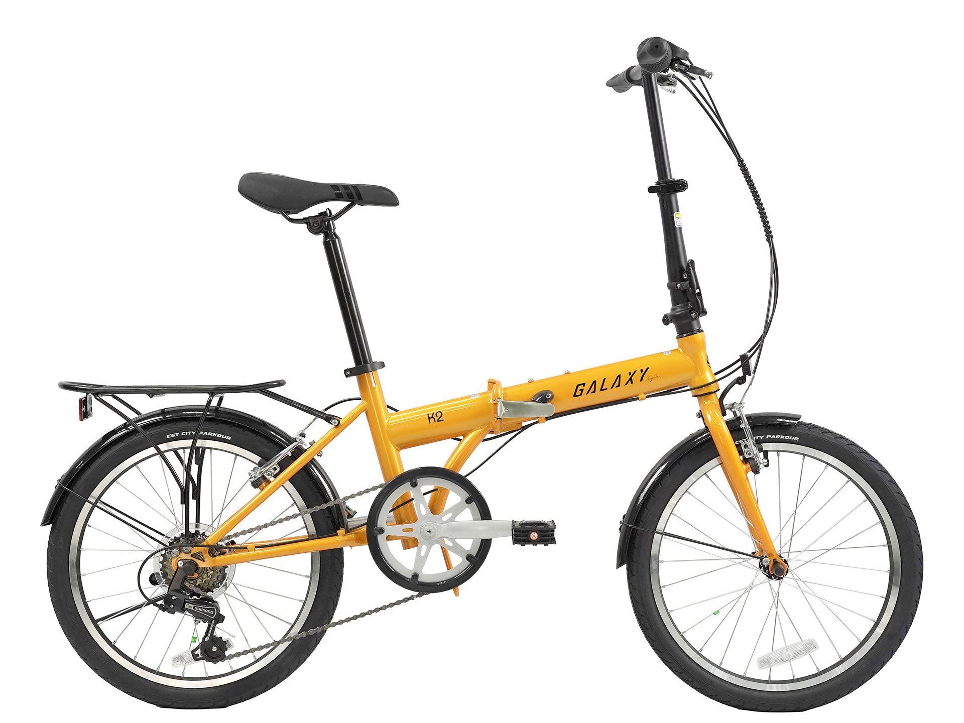 Galaxy K2 20" 6速摺車連沙板尾架