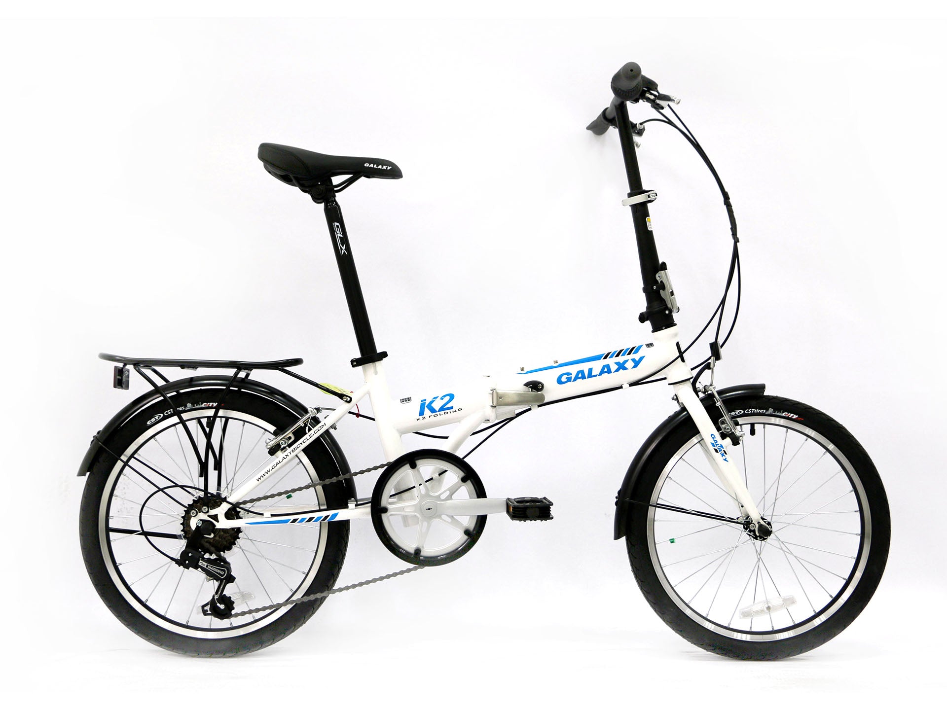 Galaxy K2 20" 6速摺車連沙板尾架