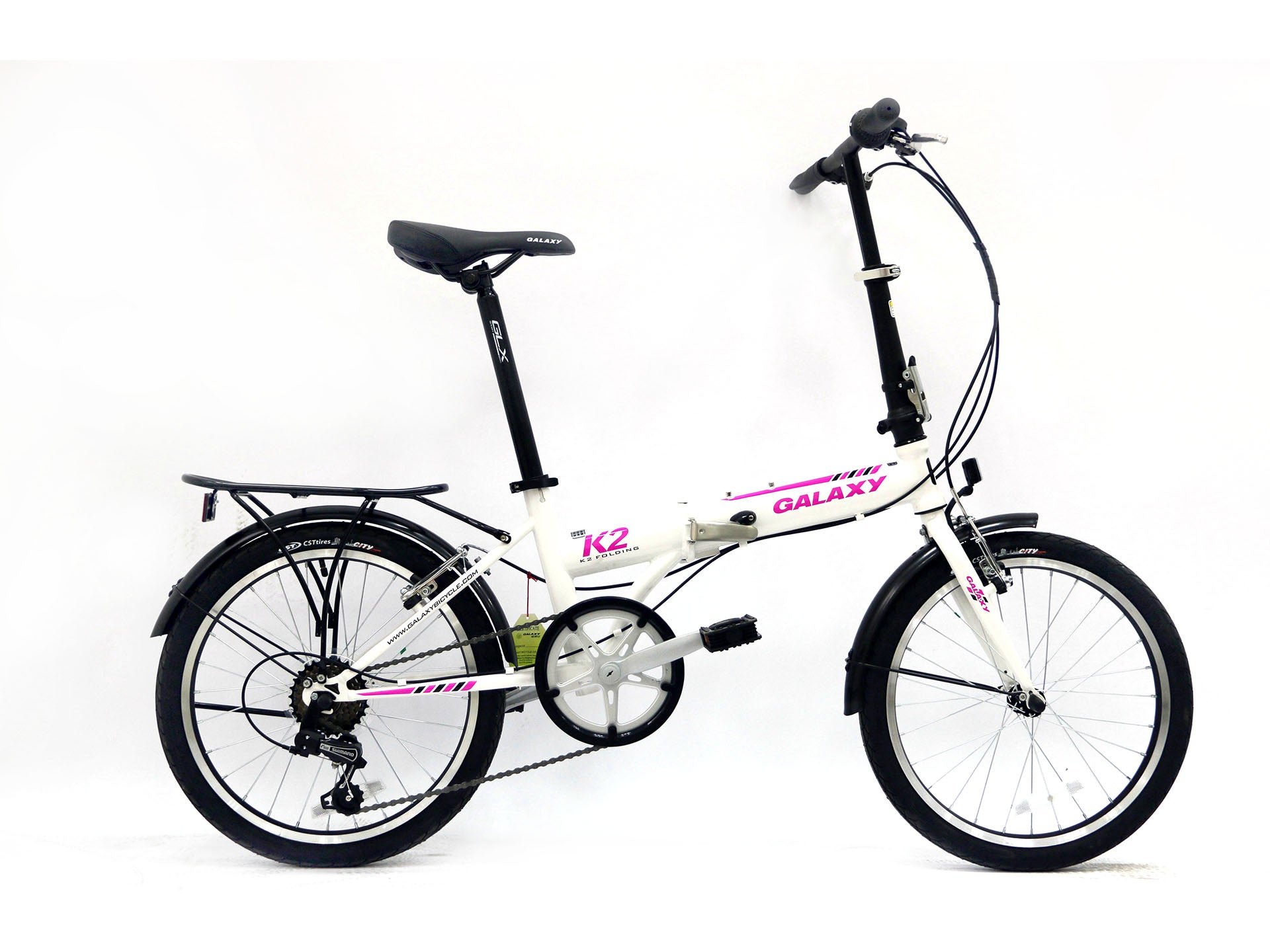 Galaxy K2 20" 6速摺車連沙板尾架