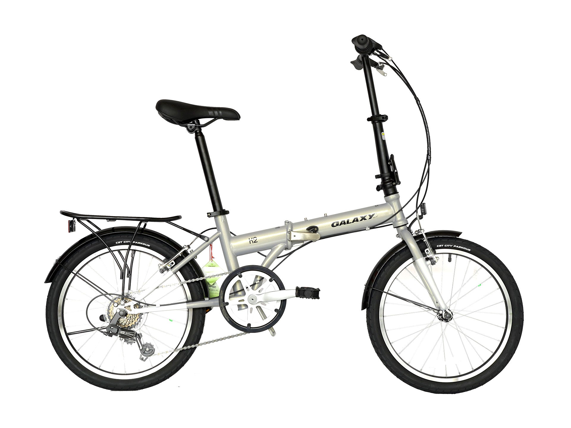 Galaxy K2 20" 6速摺車連沙板尾架