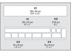Zefal Skin Armor #M 車架保護貼 - 12格  *法國製造