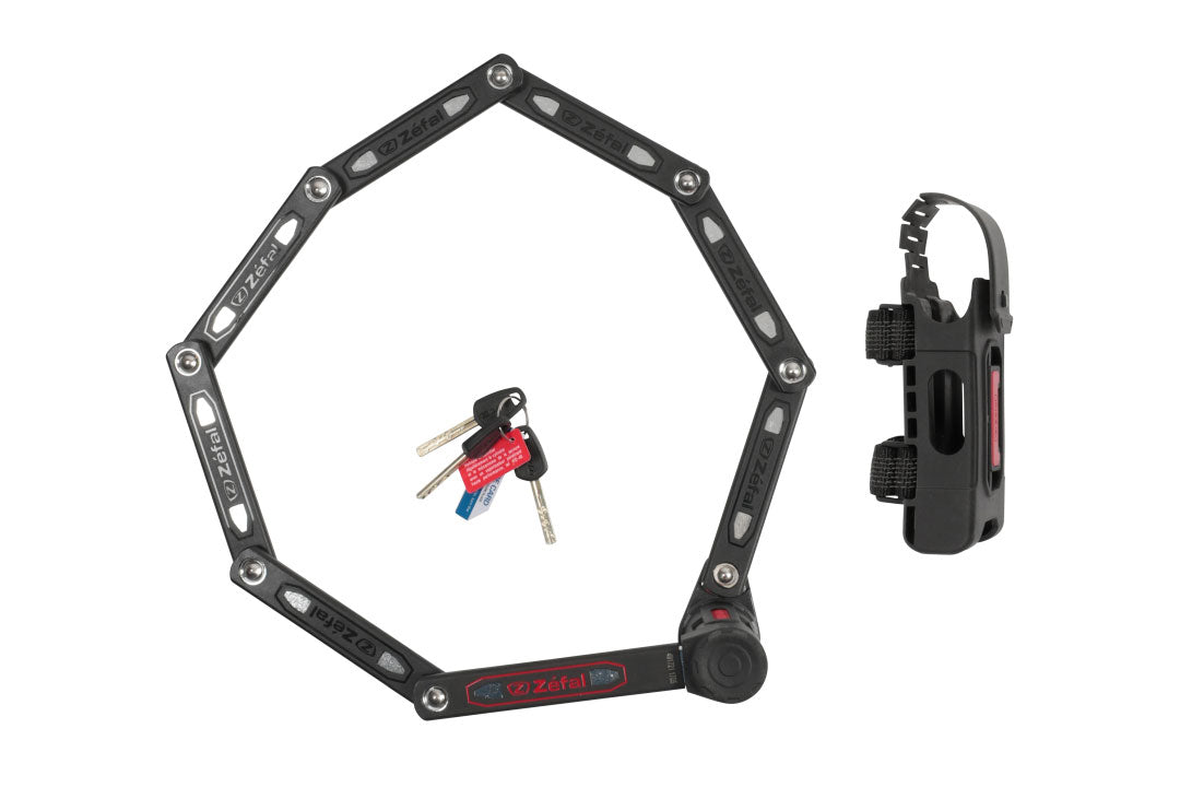 Zefal K-TRAZ F16L 超強鐵片鎖 95cm - 歐盟標準 LV16 4917B