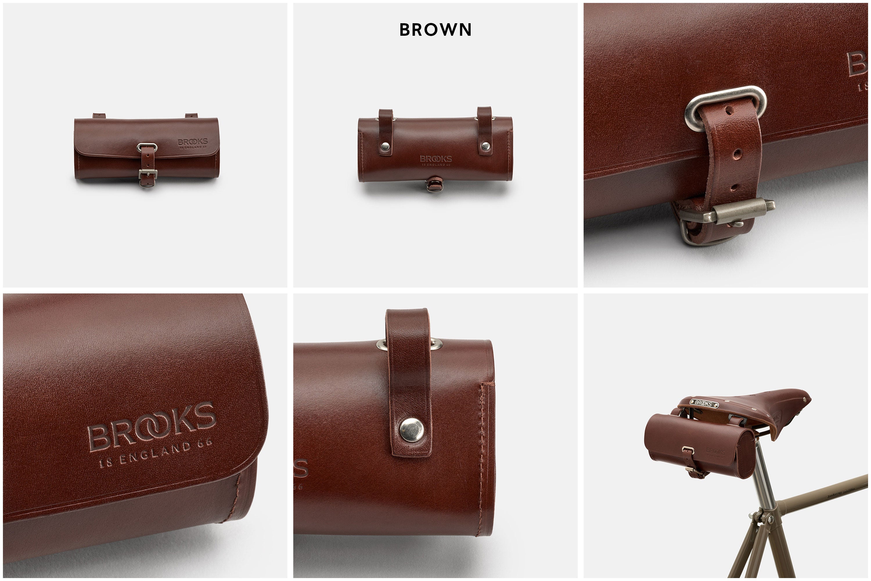 Brooks England Challenge 0.5升 真皮座位尾袋 *意大利製造