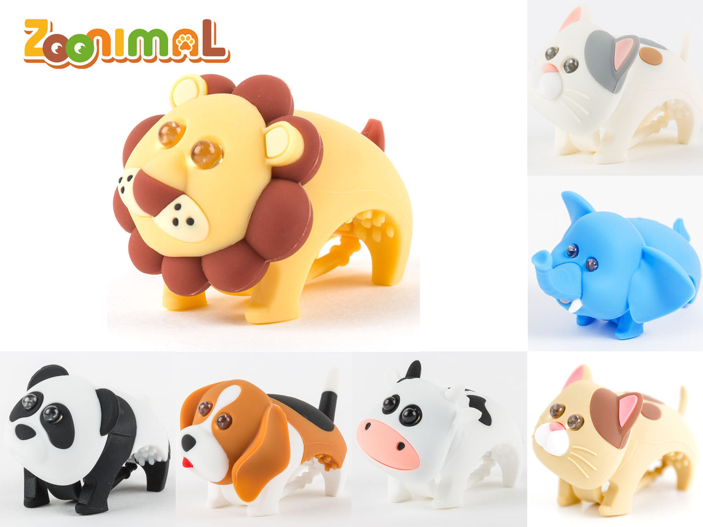 Zoonimal 動物燈 - 白/紅光