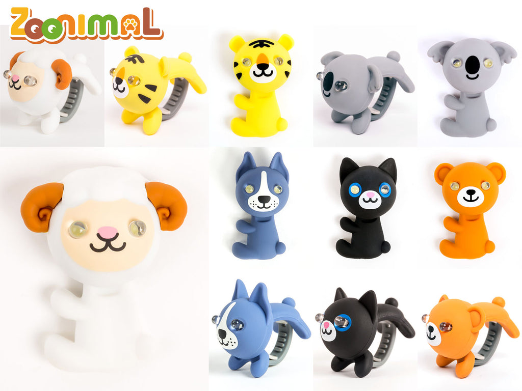 Zoonimal Mini 動物燈 - 白/紅光