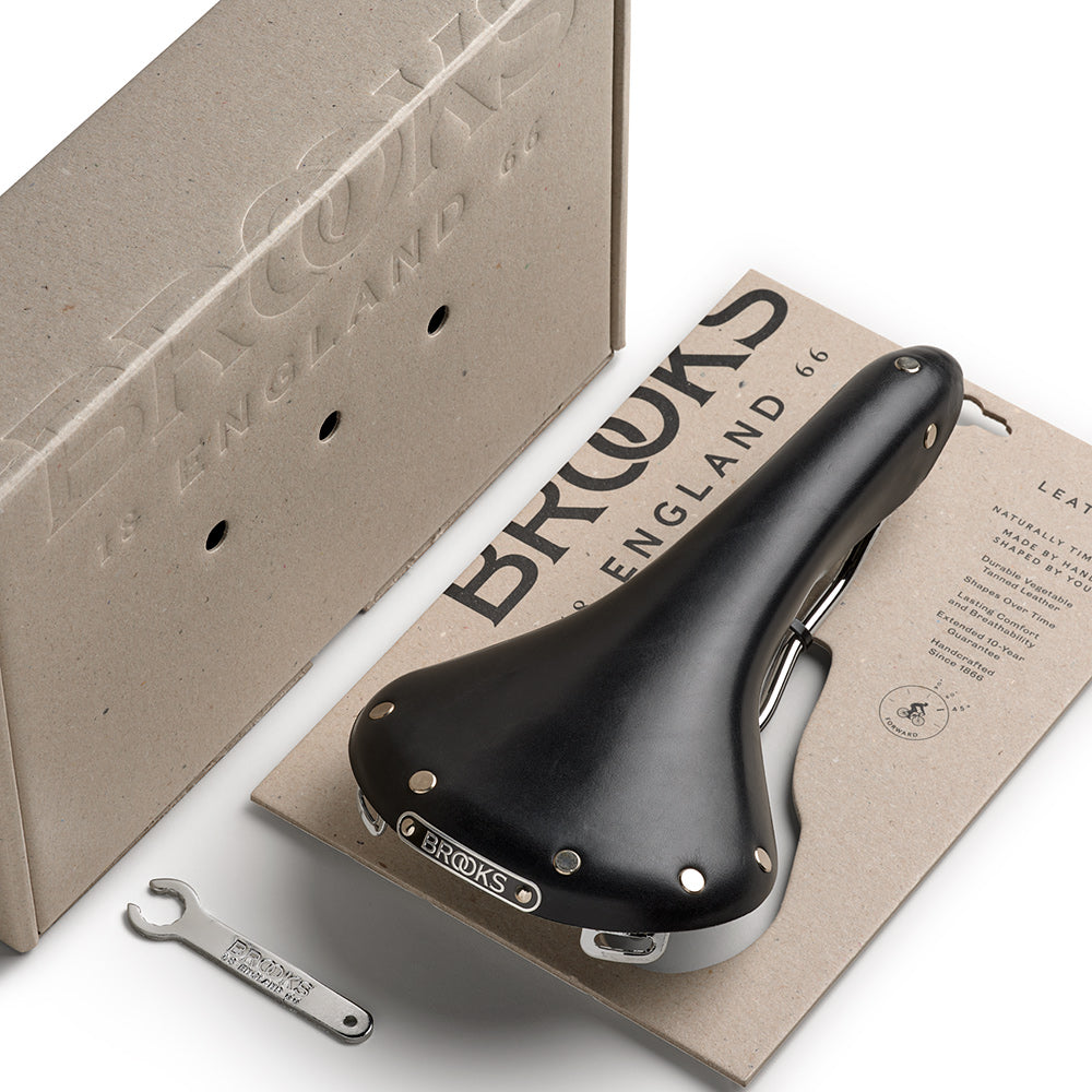 Brooks England Swallow B15 Leather Racing Saddle - Made in England