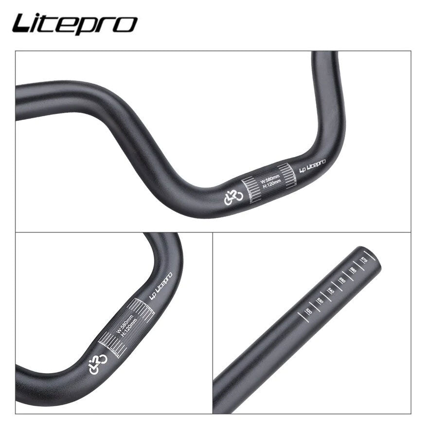Litepro 鋁合金M把 25.4X580mm Brompton/摺車