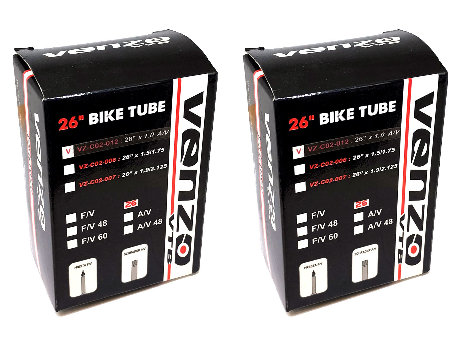 VENZO 26X1.0(650X25C) FV內胎
