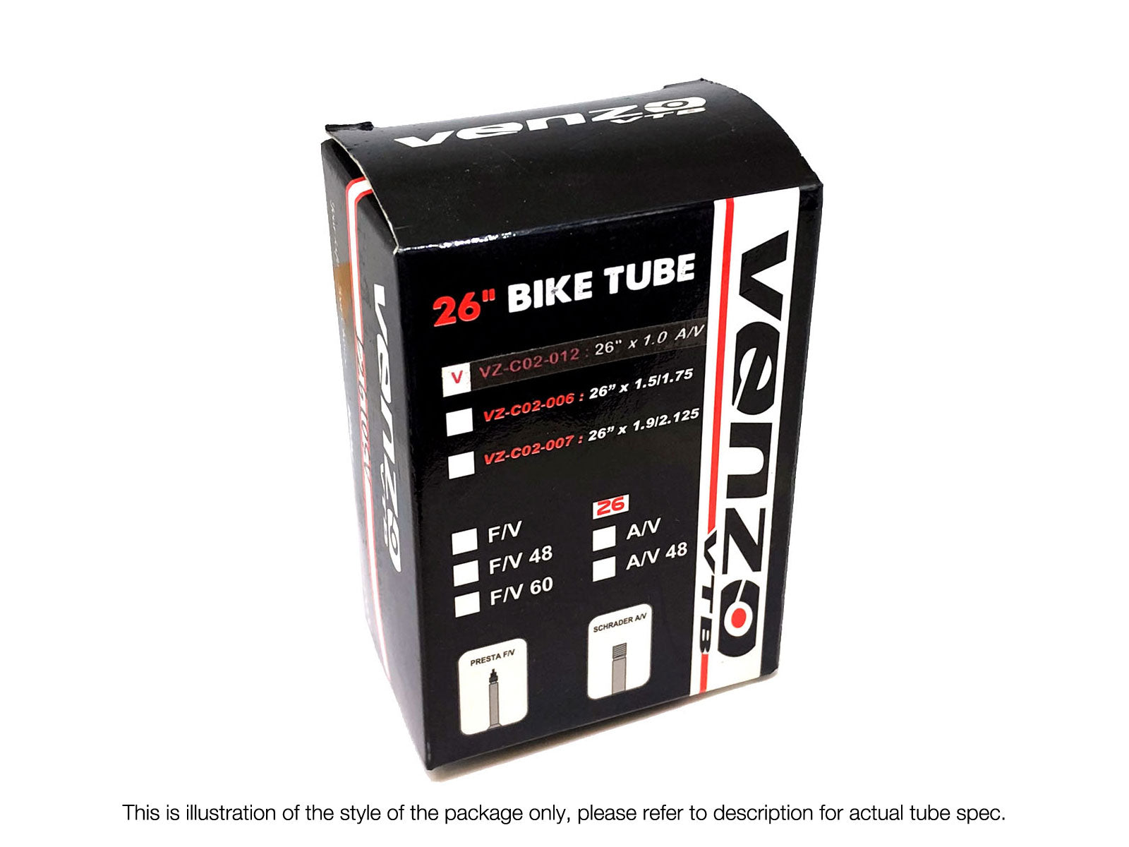 Venzo 700C 內胎 - 台灣製造