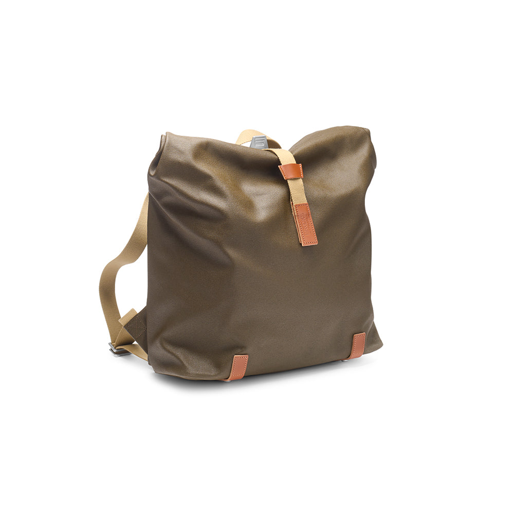Brooks England Pickwick Porter Folding Bike Bags / Backpack - Made in Italy