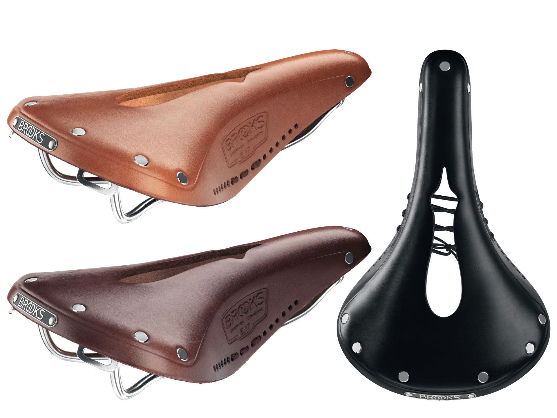 Brooks England B17 Carved 中空真皮座位 - 英國人手製造