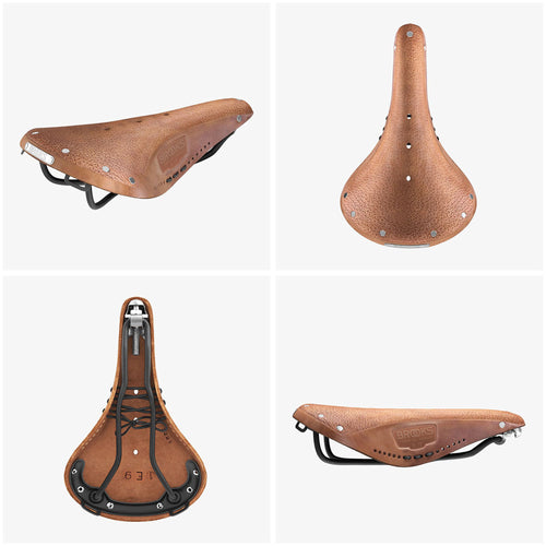 Brooks England B17 Softened Sanded Leather Saddle - Handmade in England