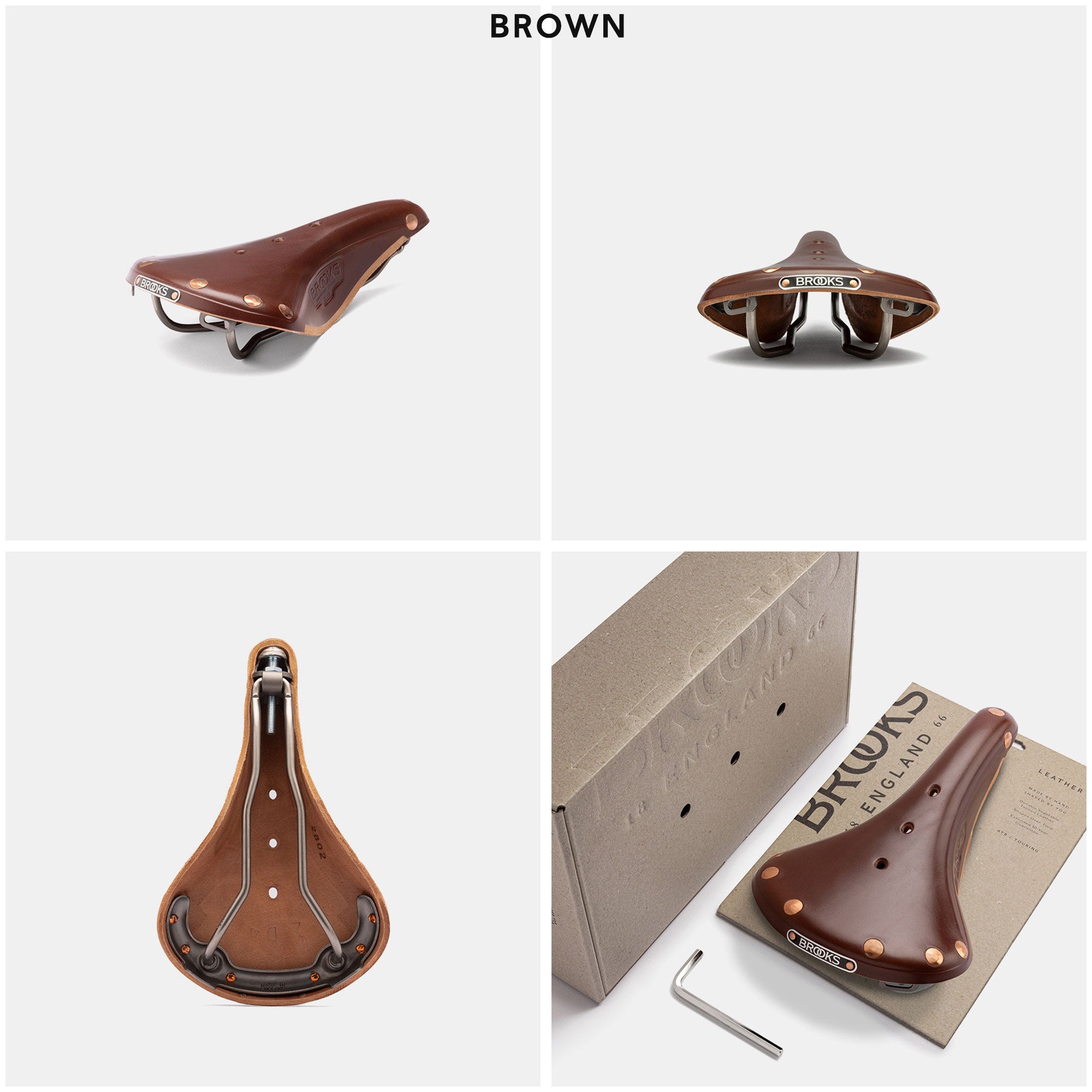 Brooks England B17 鈦軌真皮座位 - 英國人手製造
