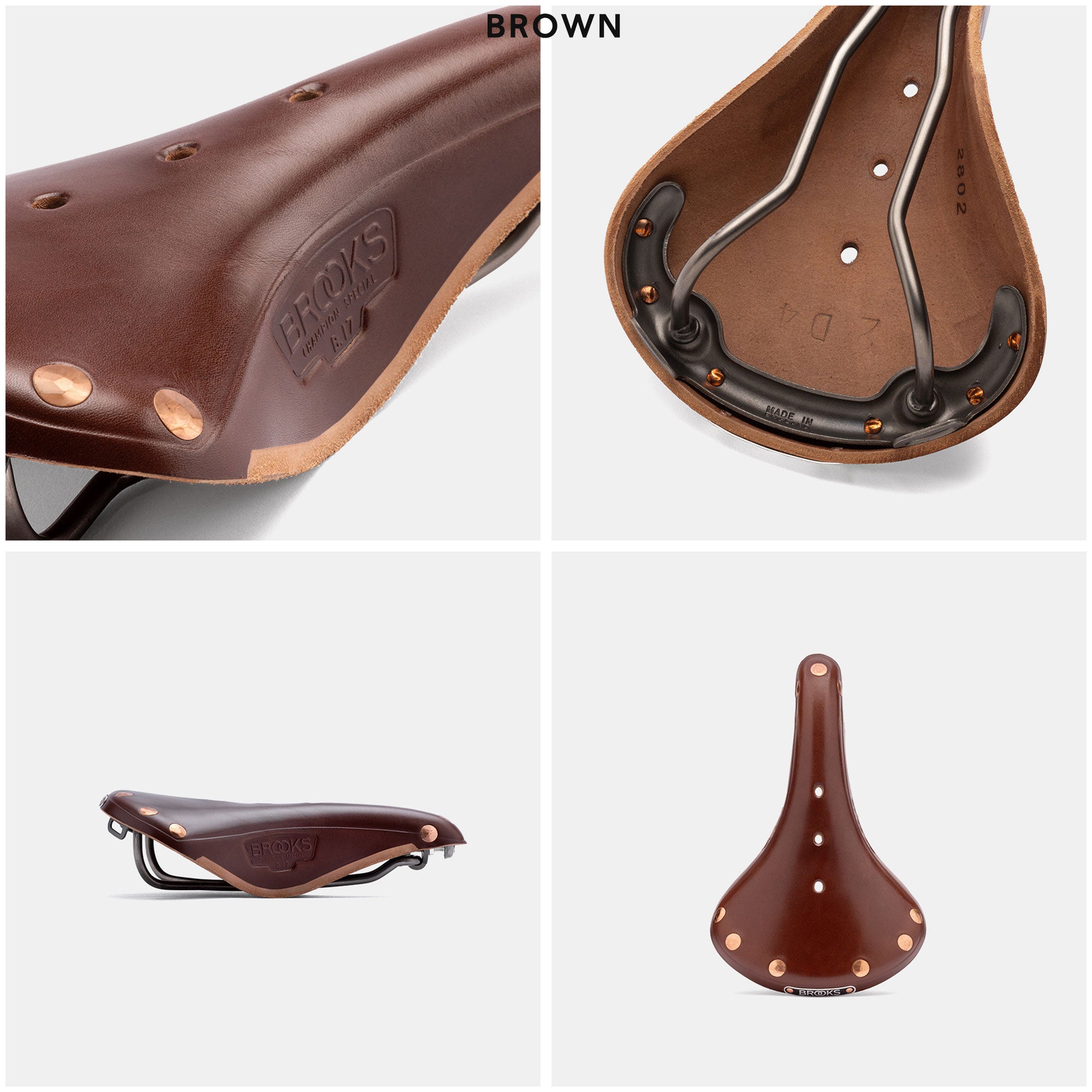 Brooks England B17 鈦軌真皮座位 - 英國人手製造