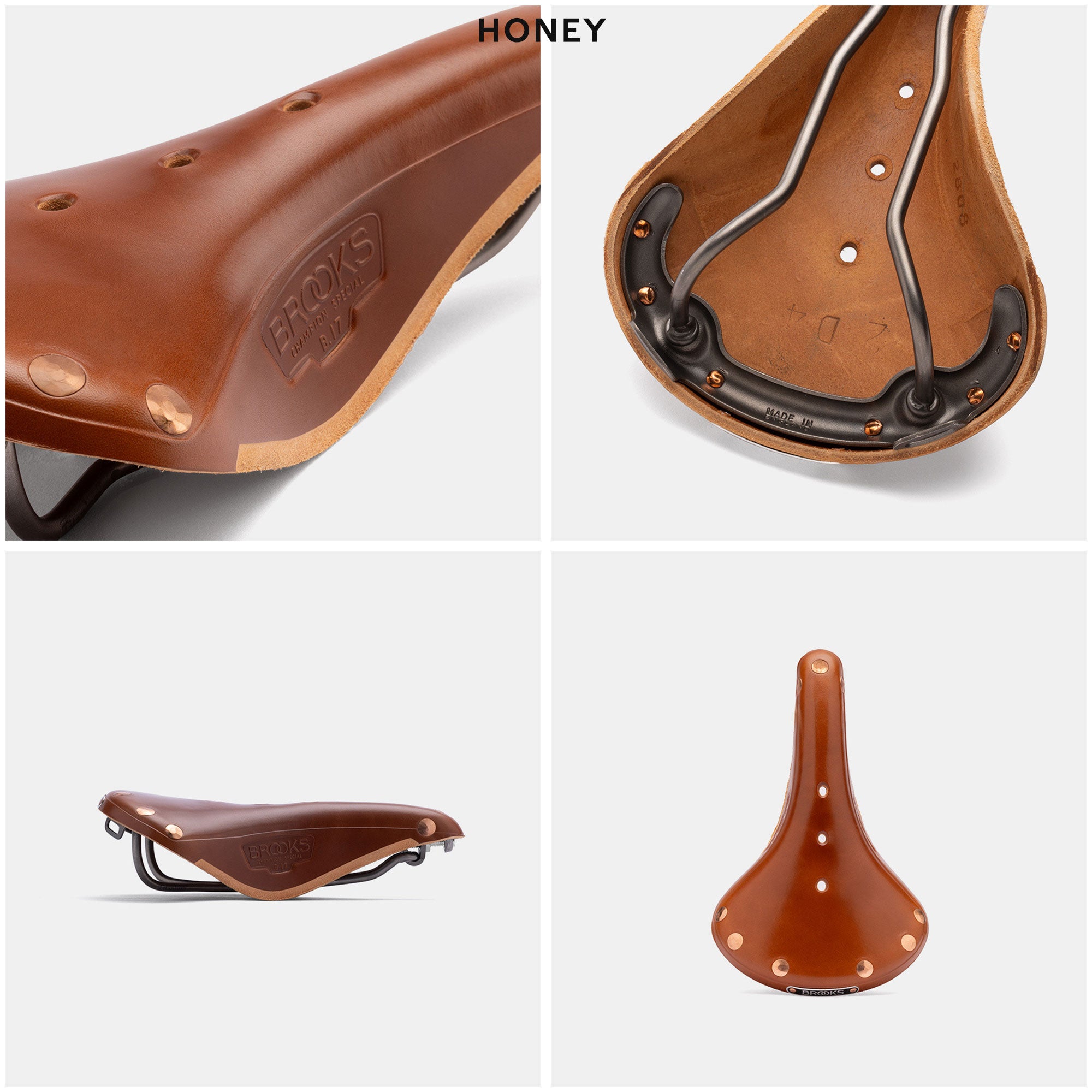 Brooks England B17 鈦軌真皮座位 - 英國人手製造