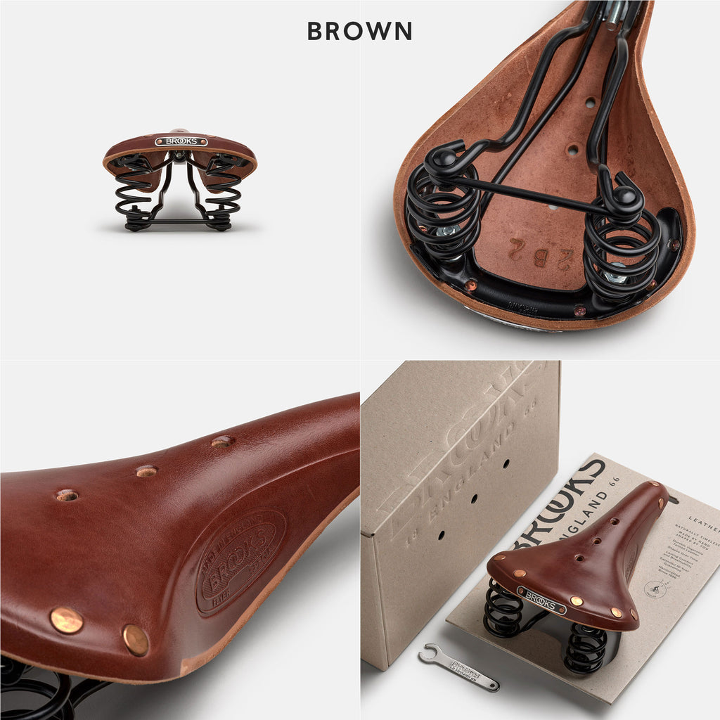 Brooks England Flyer Special 銅釘真皮彈弓座位 - 英國人手製造