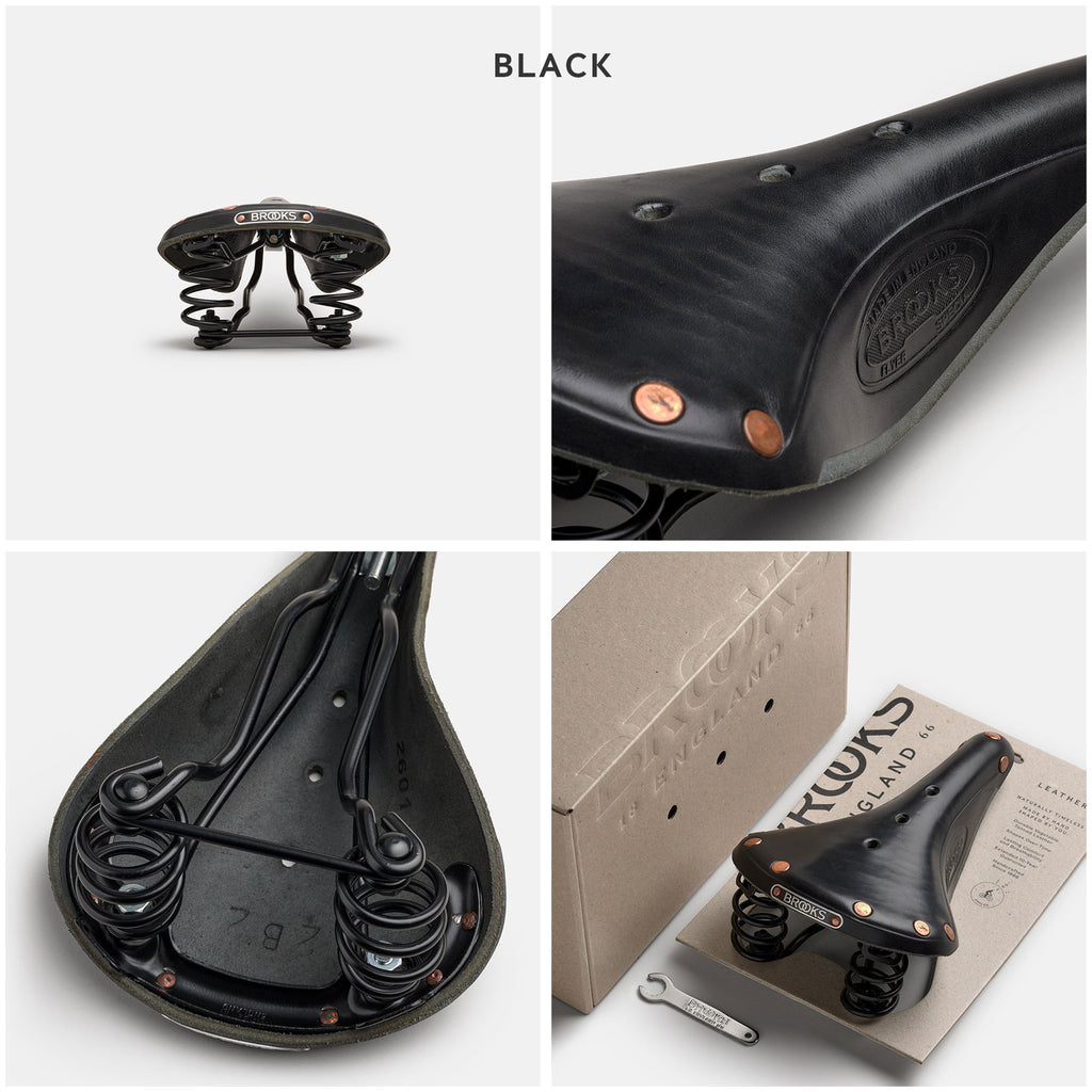Brooks England Flyer Special 銅釘真皮彈弓座位 - 英國人手製造