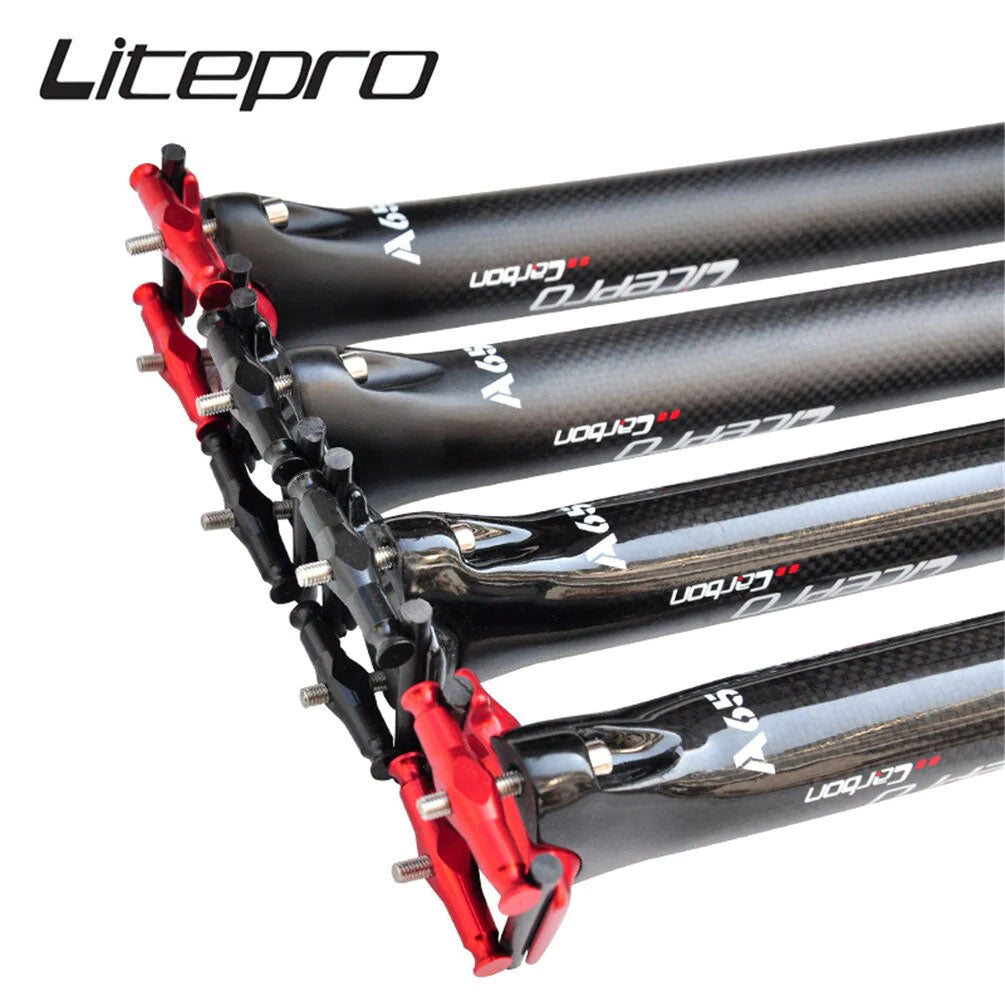 Litepro A65 碳纖維摺車座管 - 31.8/33.9mm Brompton Dahon Fnhon Oyama