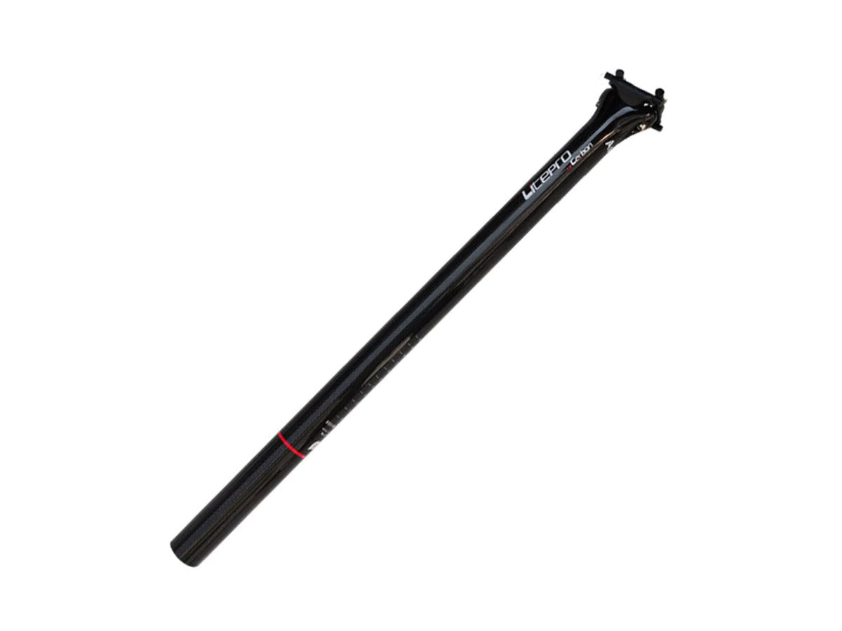 Litepro A65 Carbon Fiber Folding Bike Seatpost - 31.8/33.9mm Brompton Dahon Fnhon Oyama