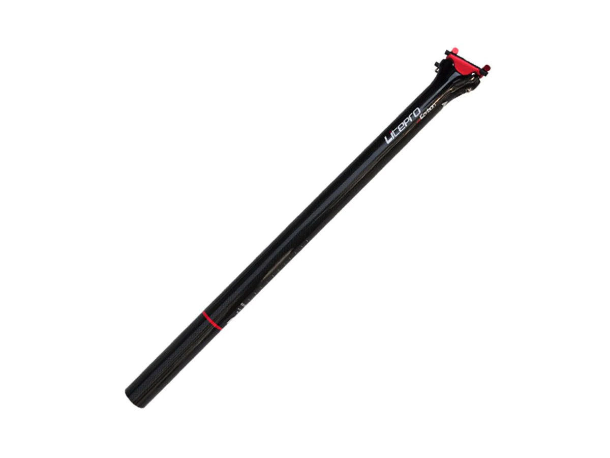 Litepro A65 Carbon Fiber Folding Bike Seatpost - 31.8/33.9mm Brompton Dahon Fnhon Oyama