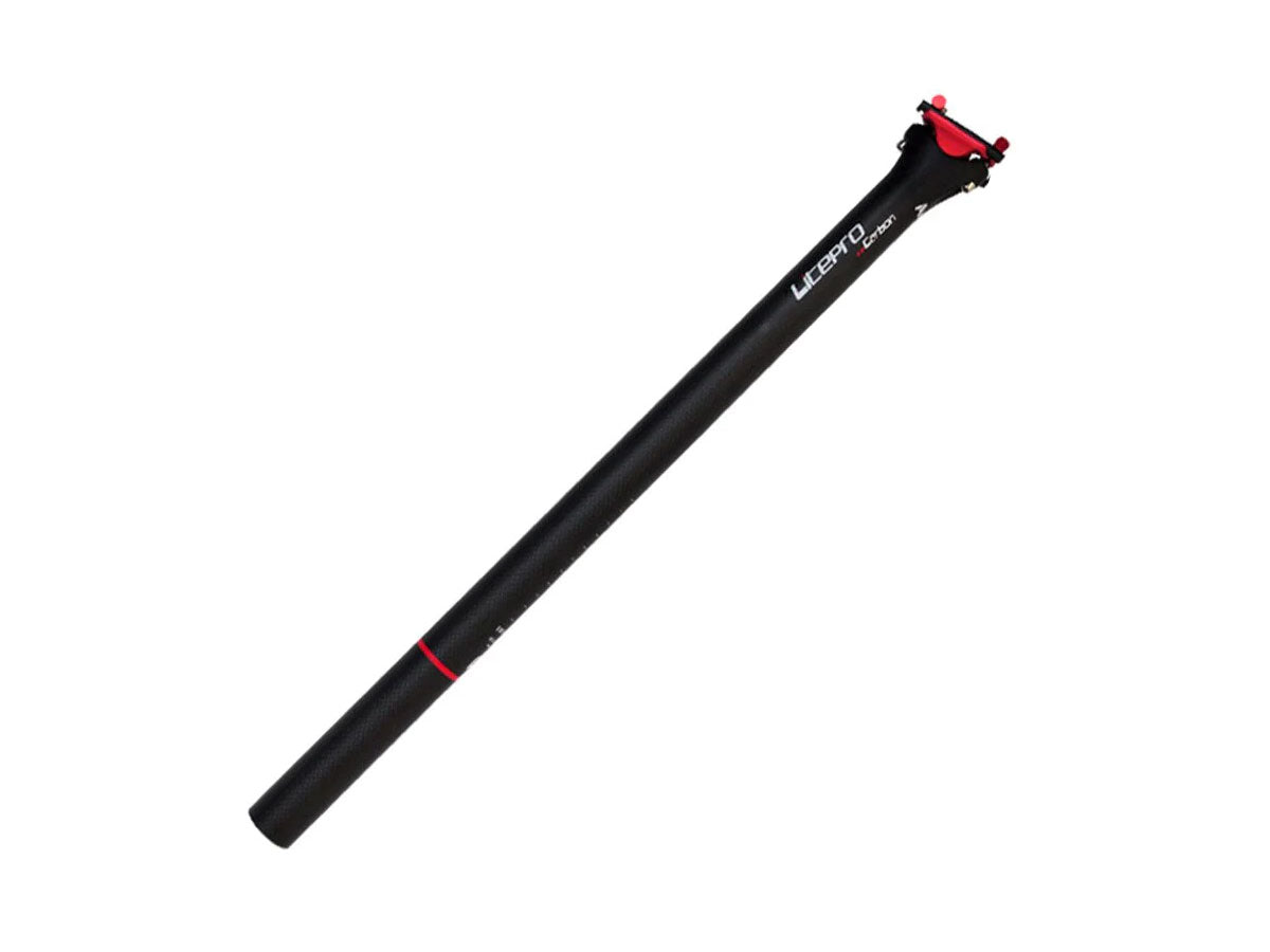Litepro A65 Carbon Fiber Folding Bike Seatpost - 31.8/33.9mm Brompton Dahon Fnhon Oyama