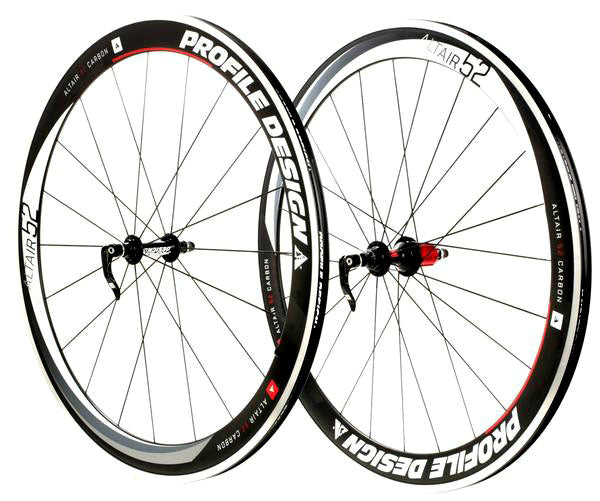 Profile Design Altair 52mm 700C CNC鋁邊碳纖維公路輪組