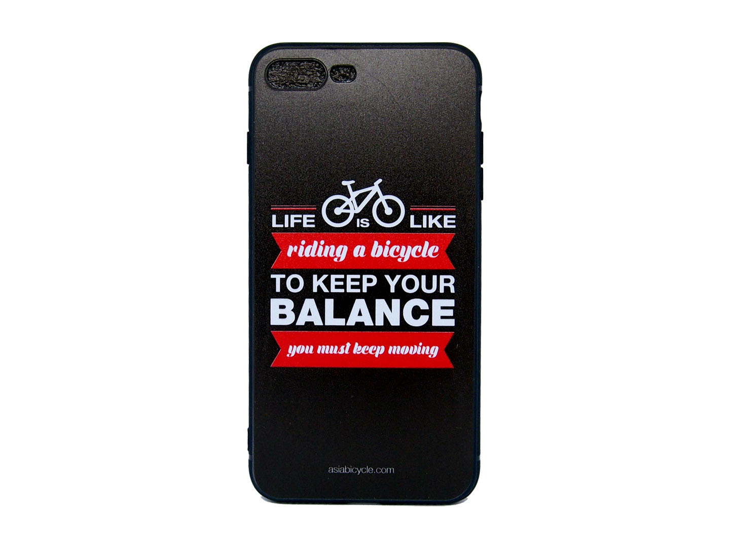 iPhone 8+ / 7+ SOFT CASE INSPIRATIONAL QUOTE - BALANCE