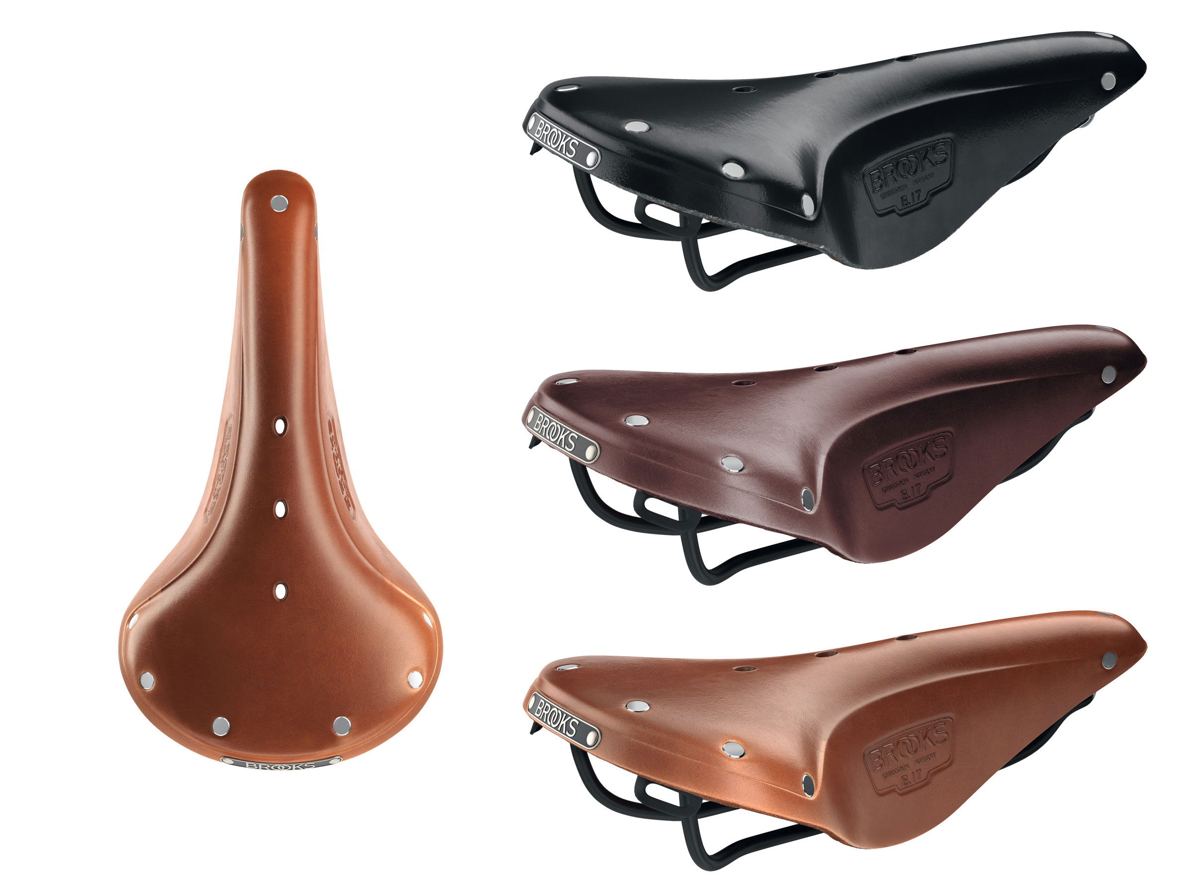 Brooks England B17 Narrow Leather Saddle - Handcrafted in England